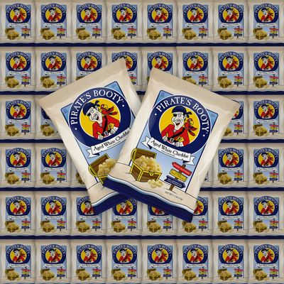 Bulk Pirates Booty Popcorn Puffs Individual Bags by Bussin Boxes (50 Count)