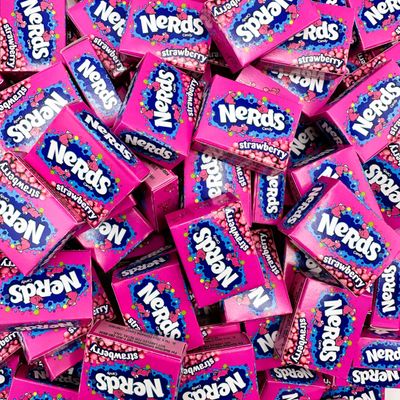 Nerds Candy 2lbs - Bulk Nerds Mini Boxes Strawberry Hard Candy, Nerds Bulk, Nerds Candy Mini Boxes - Delicious Individually Wrapped Candy for Holidays, Kids, Office Party, Movie Theater Candy Bulk