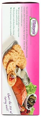 Milton's Organic Himalayan Salt Crackers, Non GMO, Kosher, 6 Ounces (Pack Of 8)