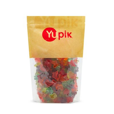 Yupik Mini Gummy Butterflies, 2.2 lb, Assorted Fruit Flavors, Soft &amp; Chewy, Colorful Gummies, Fun Treat, Sweet Candy, Delicious Snack, Ideal for Gifting, Holidays &amp; Baking