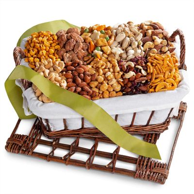 A Gift Inside Snacks and Nuts Gift Basket