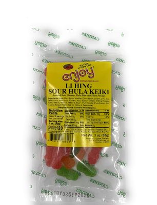 Enjoy Snacks Li Hing Sour Hula Keiki 3oz Bag