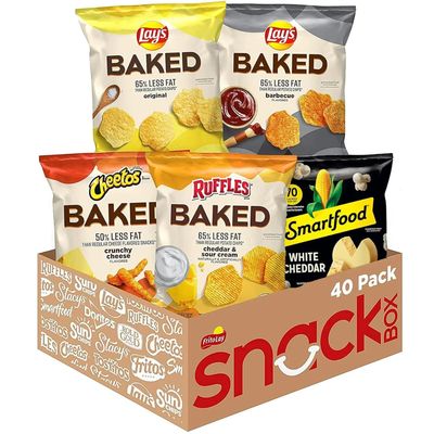 Frito Lay Baked &amp; Popped Mix Variety Pack, (Pack of 40)