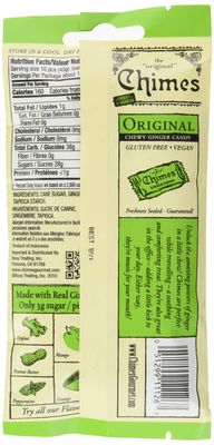 Chimes Original Ginger Chews, 1.5 Ounce (Pack of 1)