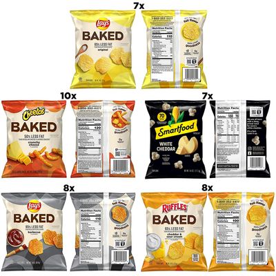 Frito Lay Baked &amp; Popped Mix Variety Pack, (Pack of 40)