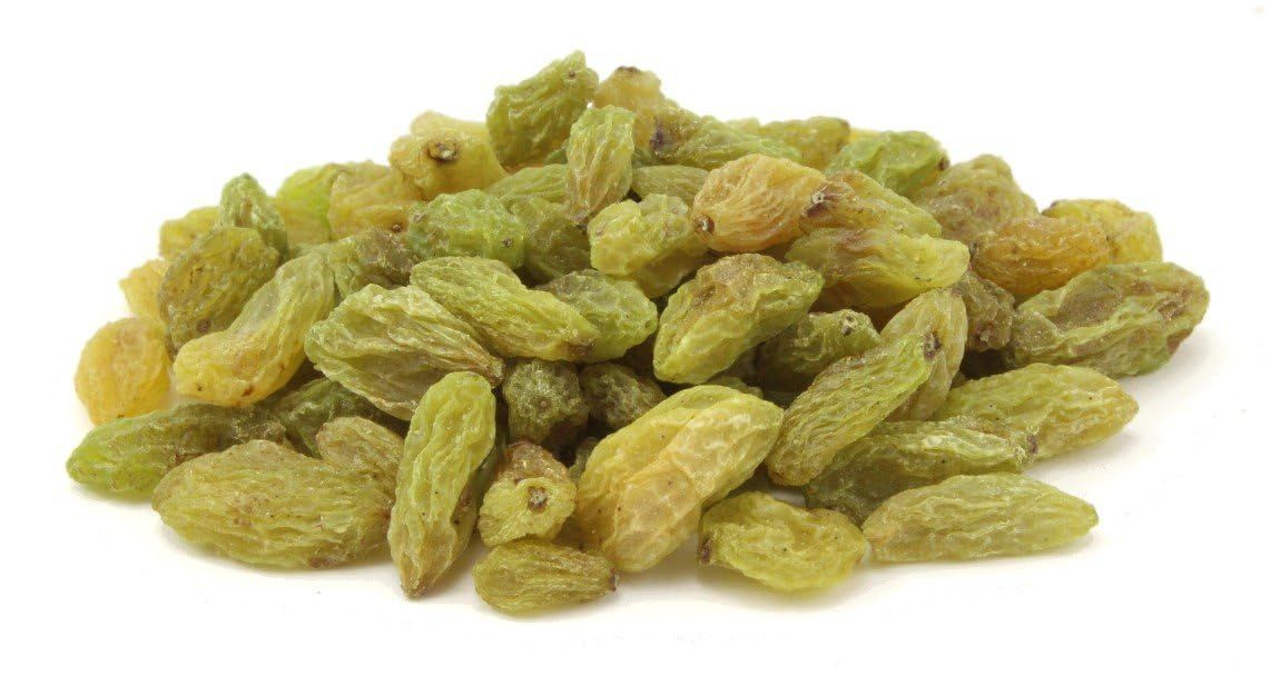 US Snacks Seedless Green Raisins, 5 Pound