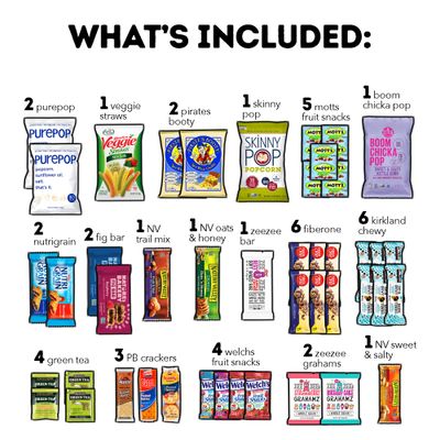 CRAVEBOX Healthy Snack Box (45 Count) Valentines Day Variety Pack Care Package Gift Basket Kid Men Women Adult Nuts Health Nutrition Assortment College Back to School