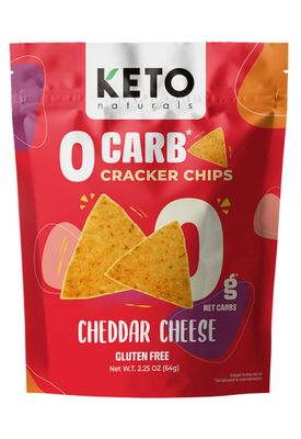 Keto crackers zero carb no sugar (Cheddar Cheese) delicious low carb crackers gluten free healthy for adults and kids (3 Packs) Keto snack zero carb Keto friendly snack from Keto Naturals