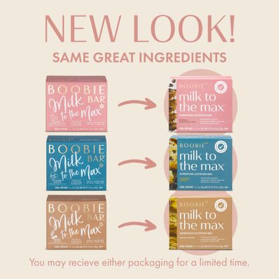 Boobie Bar Superfood Lactation Bars, Lactation Snacks for Breastfeeding to Increase Milk Supply, Fenugreek-Free, Gluten-Free, Dairy-Free, Vegan - Variety Pack (1.7 Ounce Bars, 18 Count)