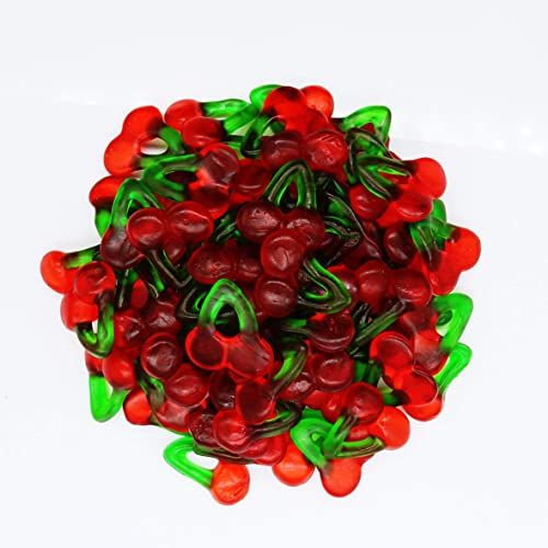 Smarty Stop Gummy Collections (Twin Cherry Red &amp; Green, 1 Pound (Pack of 1))