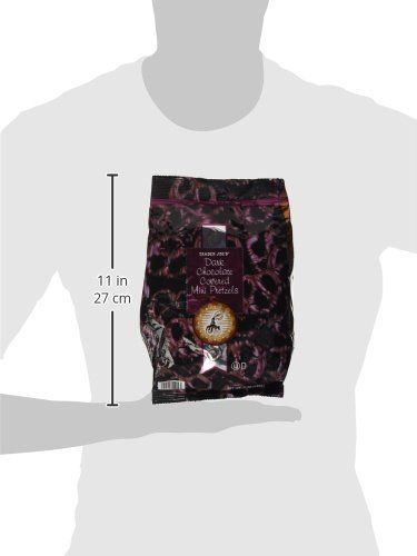 Trader Joes Dark Chocolate Covered Mini Pretzels (12 Oz)