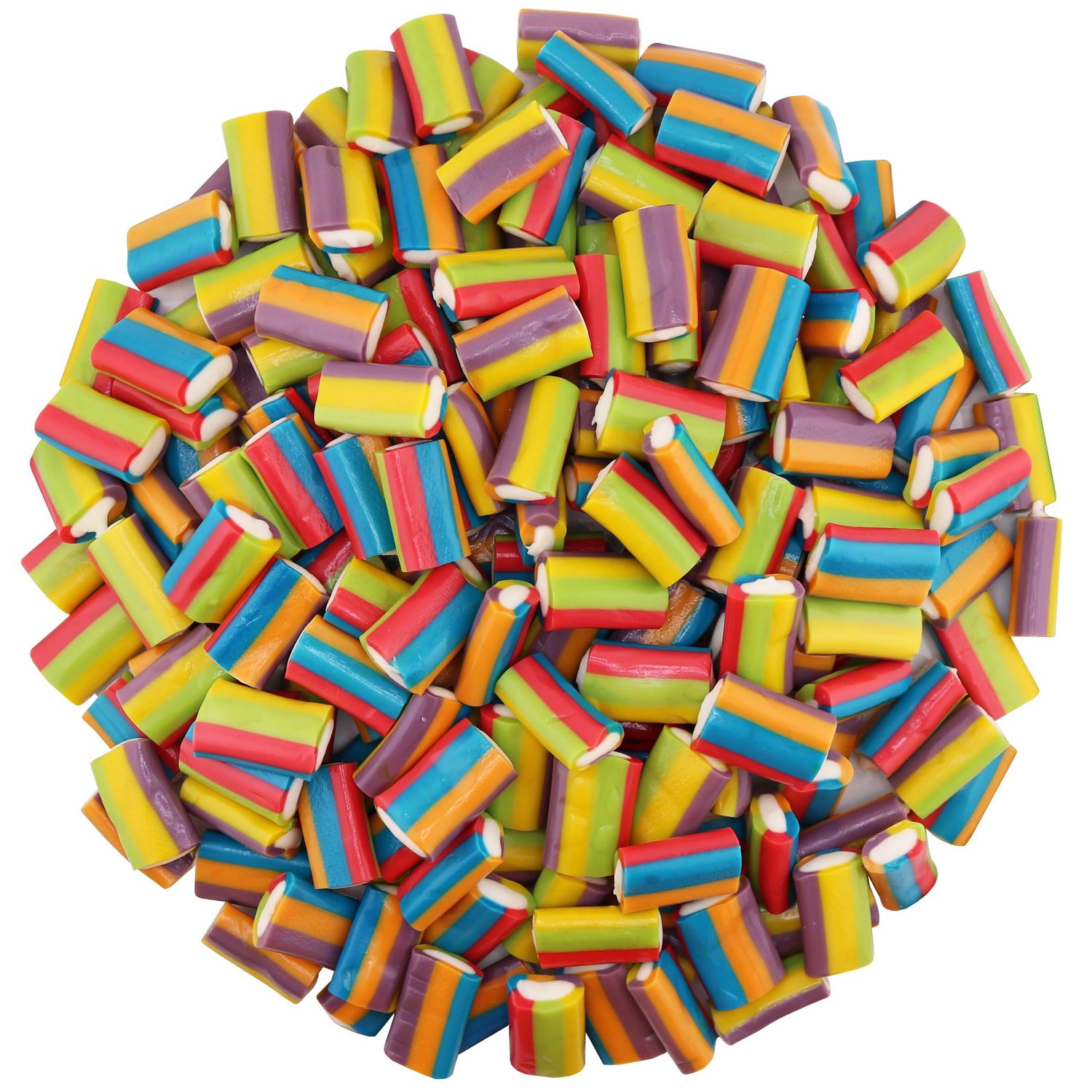 Smarty Stop Rainbow Plugs Gummy Candy Bites (2 Pound (Pack of 1))