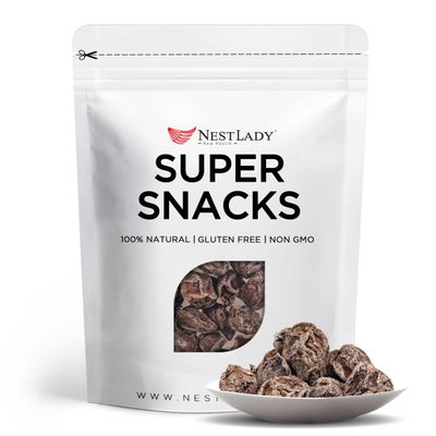 NESTLADY Sweet And Sour Dried Plum 60g - 100% Natural, Sweet and sour, healthy snacks, Resealable bag, Purely Dried Plums, Preserved Fruit Dried Plum