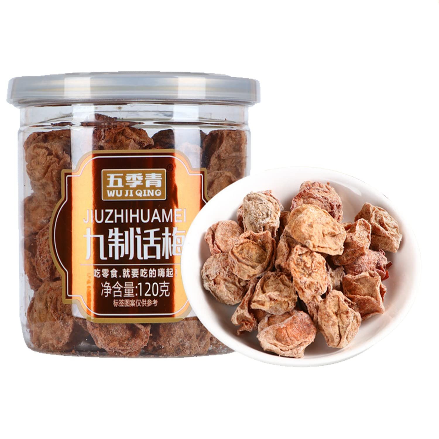 Phuumy 120g Sweet and Sour Dried Plums,Sweet And Sour Plum Appetizer With Fresh Plums And Sweet Potatoes - Chinese Snack With Li Hing Mui Candy And Liquid Plumr For a Delicious Twist