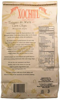 Xochitl Corn Chips, 16 - Bags, No Salt, 144 Oz, (Pack of 9)