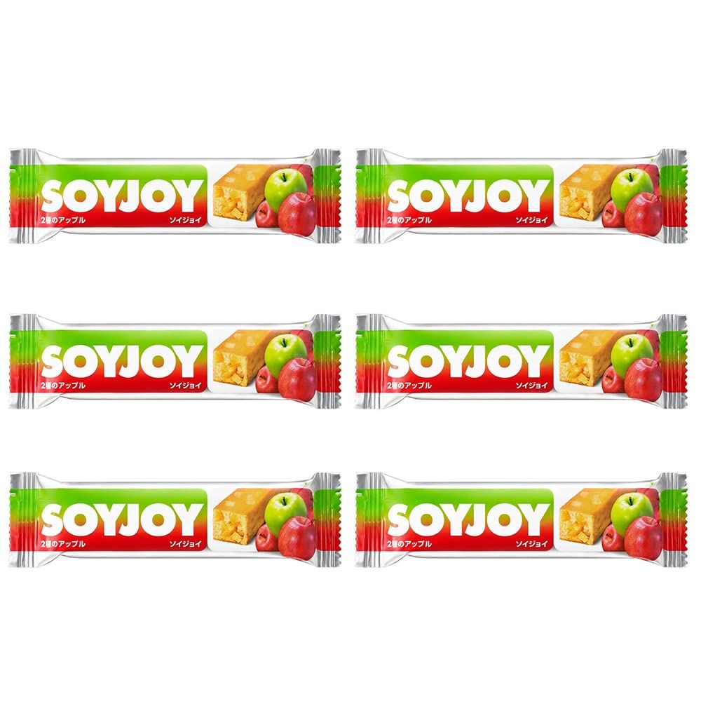 SOYJOY 2Kinds Of Apple 1.1oz 6pcs Japanese Snack Ninjapo