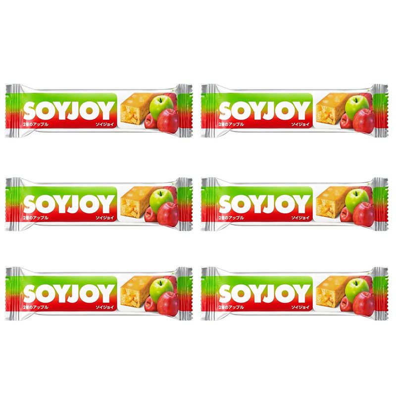 SOYJOY 2Kinds Of Apple 1.1oz 6pcs Japanese Snack Ninjapo