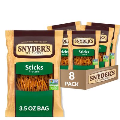 Snyder&#39;s of Hanover Pretzel Sticks, 3.5 Ounce (Pack of 8)