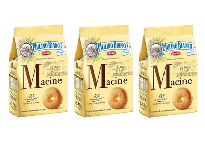 Mulino Bianco: Macine Shortbread cookies Cream - 12.3 Oz (350g) Pack of 3  Italian Import