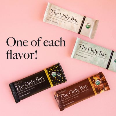 Truvani Plant Based Snack Bar | Variety 12 Pack | 5-8g Protein | USDA Organic and Vegan | The Only Bar | Dairy, Soy, and Gluten Free | Individually Wrapped