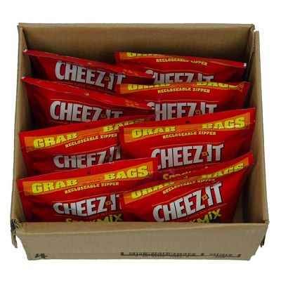 Cheez-It Grab Bag Reclosable Classic Snack Mix, 6 Ounces, 8 Per Case