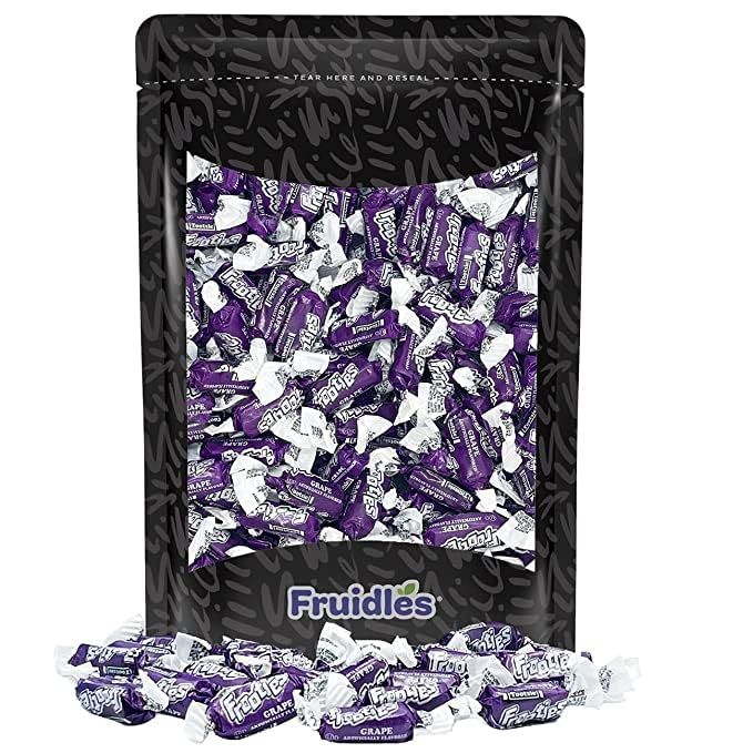 Fruidles Roll Original Grape Twist Midgees, Peanut-Free, Gluten-Free, Kosher Certified, Individually Wrapped, Approx. 140 Count (2 Pounds)