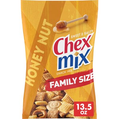 Chex Mix Sweet and Salty Honey Nut Snack Mix, Family Size, 13.5 oz