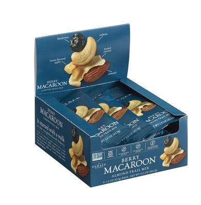 Sahale Snacks Berry Macaroon Almond Trail Mix, 1.5 Ounces (Pack of 9)