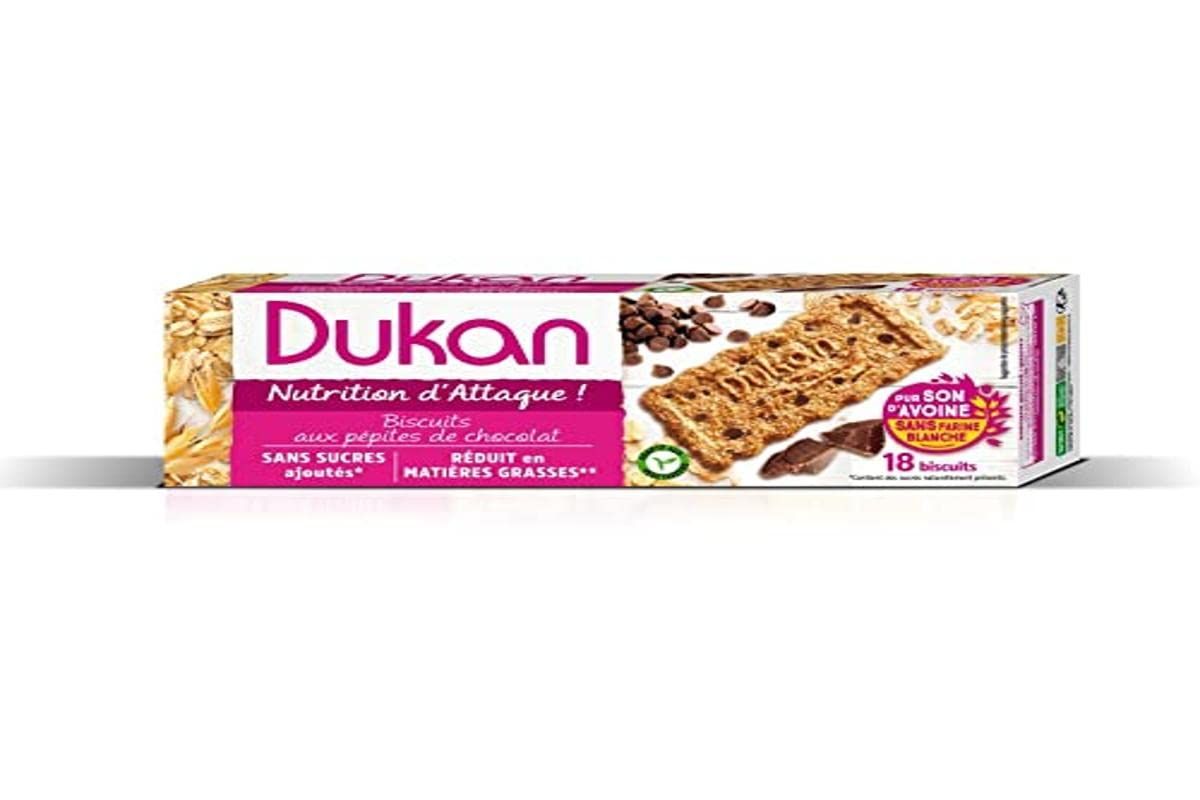 Dukan Diet Oat Bran Cookies, Chocolate Chip , 7.93 Ounce
