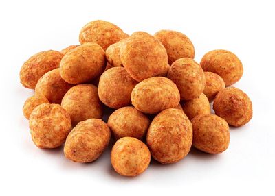 YAFA BBQ Coated Peanuts - Extra Crunchy Peanuts- Smoky and Savory Crunchy Snack - BBQ Peanuts - Taste of Palestine- Grilled Peanuts - Peanut Pack of 250g.