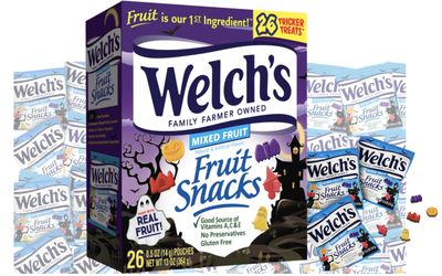 Halloween Fruit Snacks, Mixed Fruit | Perfect for Halloween Tricker Treat,School Lunches, Gluten Free, No Presevertives Bulk Pack, Individual Single Serve Bags, 26-0.5 oz Pouches
