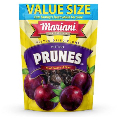 Mariani Pitted Prunes | Dried Fruit | Healthy Snacks for Kids &amp; Adults | Vegan Snacks | Gluten Free Snacks | No Sugar Added, Fat Free, Cholesterol Free | 36 Ounces (Pack of 1)