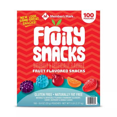 Member&#39;s Mark Fruity Snacks, 0.80 Ounce (100 Count)