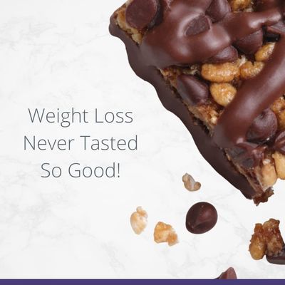 HMR Bar, Fudge Graham Protein Bar | Nutritious Snack to Support Weight Maintenance | Low Calorie Dessert | 10g of Protein | 24 Count