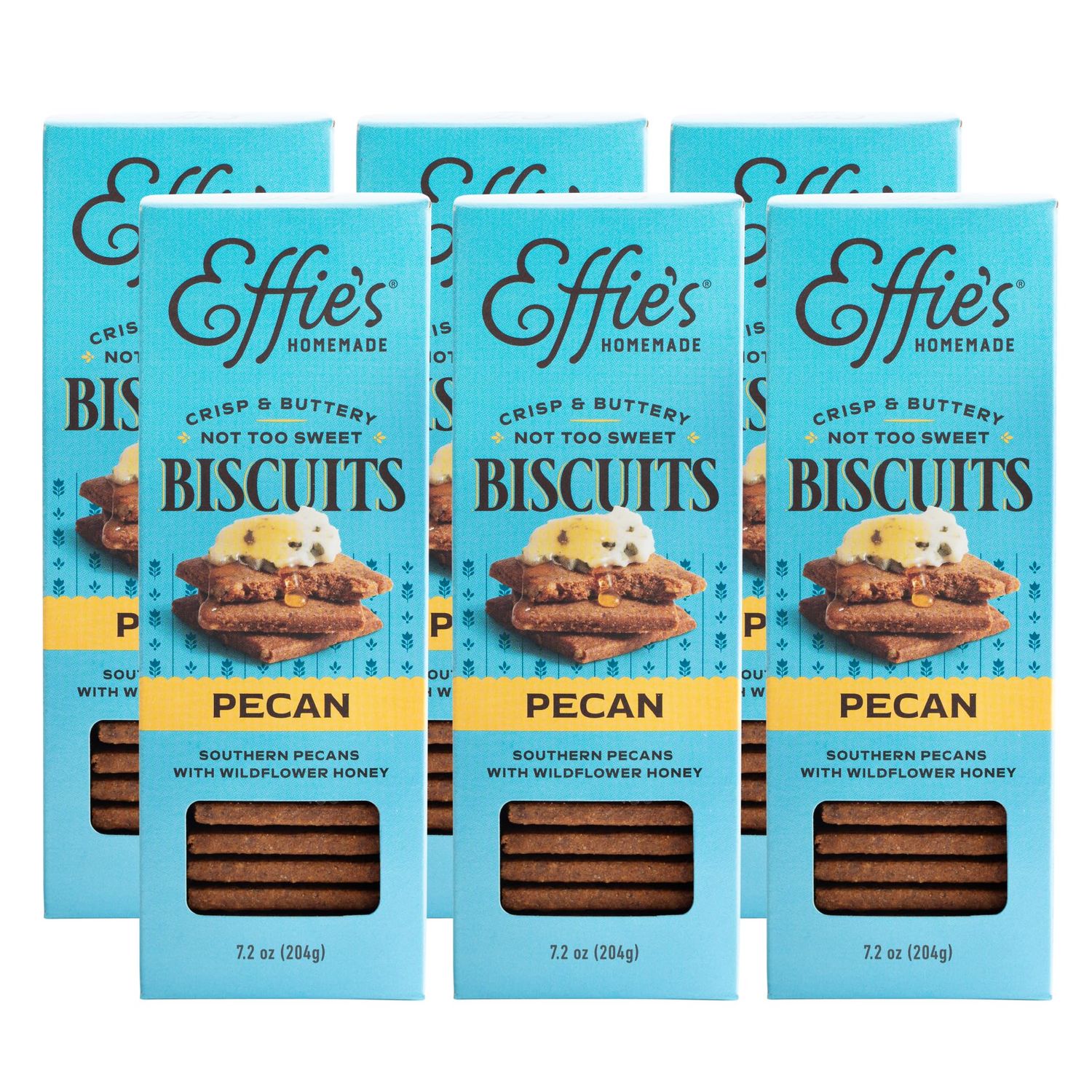 Effie&#39;s Homemade Biscuits - Pecan - 6 Pack