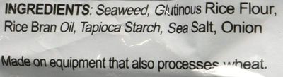 Seasnax Chomperz Crunchy Original Seaweed Chips, 1 Ounce -- 8 per case.