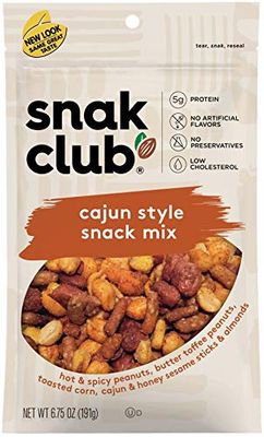 Snak Club All Natural Cajun Style Snack Mix, 6.75-Ounce Resealable Bag