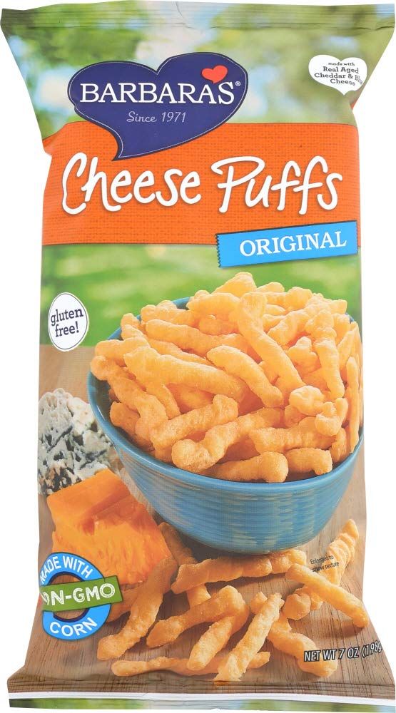 Barbara&#39;s Bakery, Cheese Puffs, Original, 7 oz(Pack of 3)