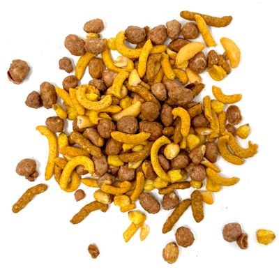 Adams & Brooks P-Nuttles Sweet & Spicy Butter Toffee Peanuts Resealable Bag - Made in the USA, Kosher, Butter Toffee Peanut Snack Mix (14 Ounces)