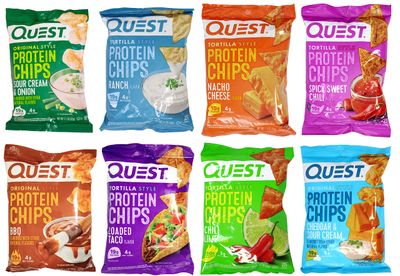 Niro Assortment | Quest Tortilla Style Protein Chips - 8 Flavors - Cheddar &amp; Sour Cream, Spicy Sweet Chili, Ranch, Loaded Taco, Chili Lime, Bbq, Sour Cream And Onion And Nacho Cheese | 8 Pack