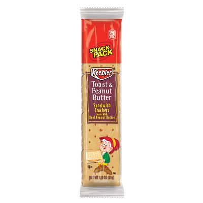 Keebler Crackers, Toast and Peanut Butter Sandwich (Pack of 144)