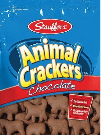 Stauffer&#39;s Animal Crackers, Chocolate, 8 oz (Pack of 2)