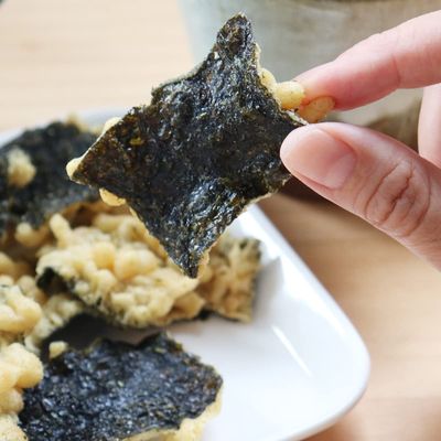 NORITEN Japanese Snacks New Flavor Tempura Seaweed Snacks Made in Japan (Soy Sauce, 1.41OZ)