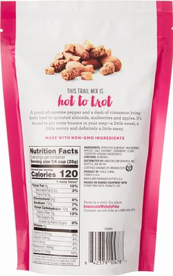 Wickedly Prime Organic Sprouted Trail Mix, Spiced Mulberry Apple, 8 Ounce