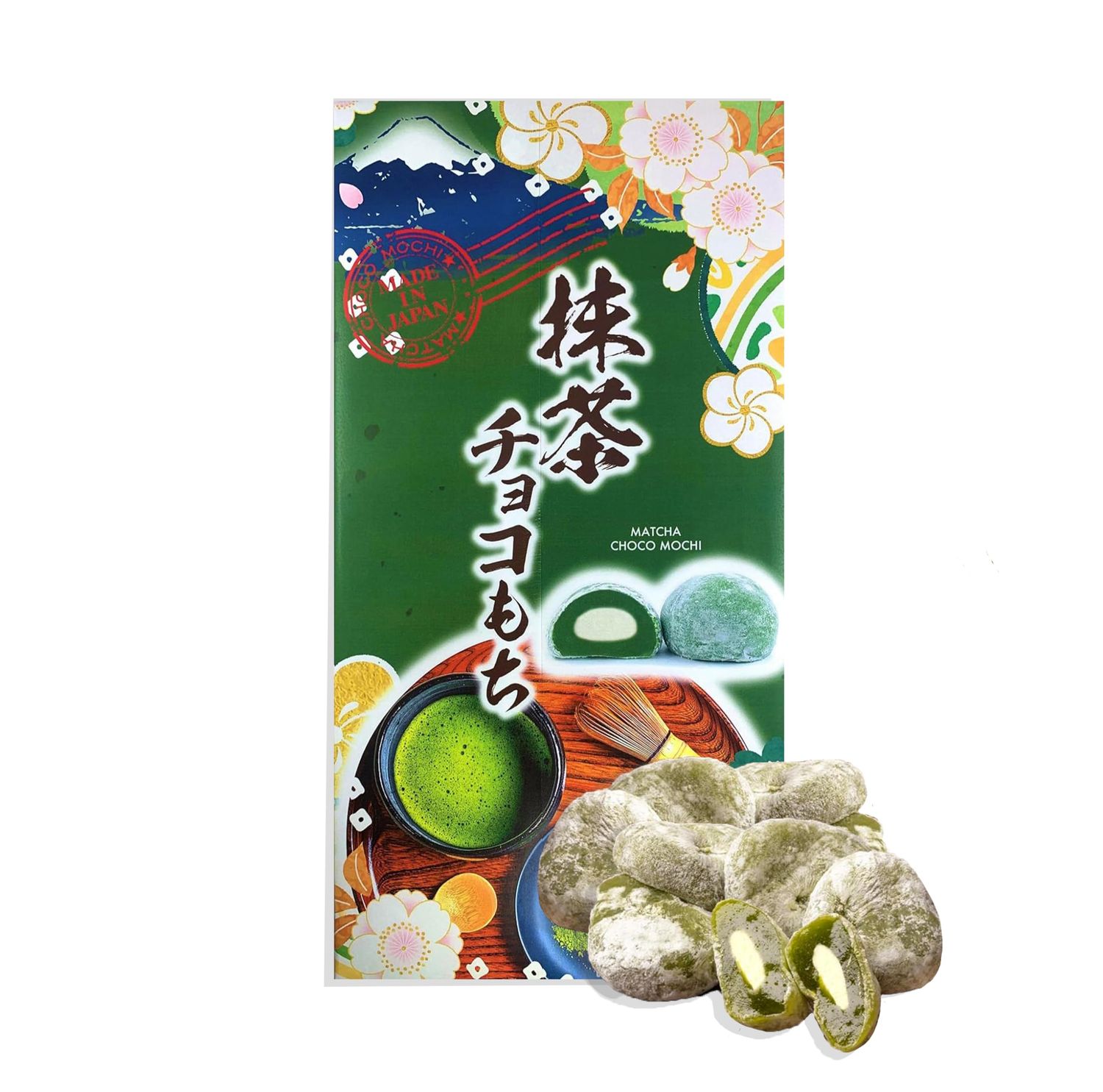 Japanese Mochi - Matcha Chocolate Dango Premium Traditional Japanese Rice Cakes Wagashi Food Candy Sweets by Seiki