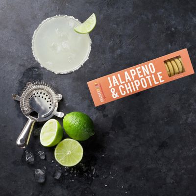 Crackerology Jalapeno & Chipotle Gourmet Crackers & Cookies - Perfect for Charcuterie Boards & Party Platters, For Hosting Special Events & Get Togethers, 20-24 Count, Single Pack
