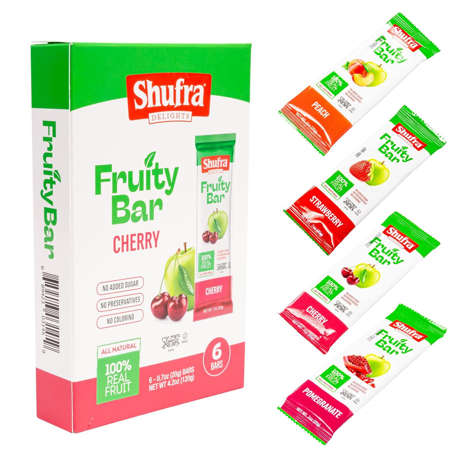 Peach Fruit Bars Snack 12 Pack| Made With 100% Real Natural Fruit, Only 70 Calories Per Bar, Fruit Snack Bars For Kids &amp; Adults, No Sugar Added, No Preservatives, Non GMO &amp; Gluten Free