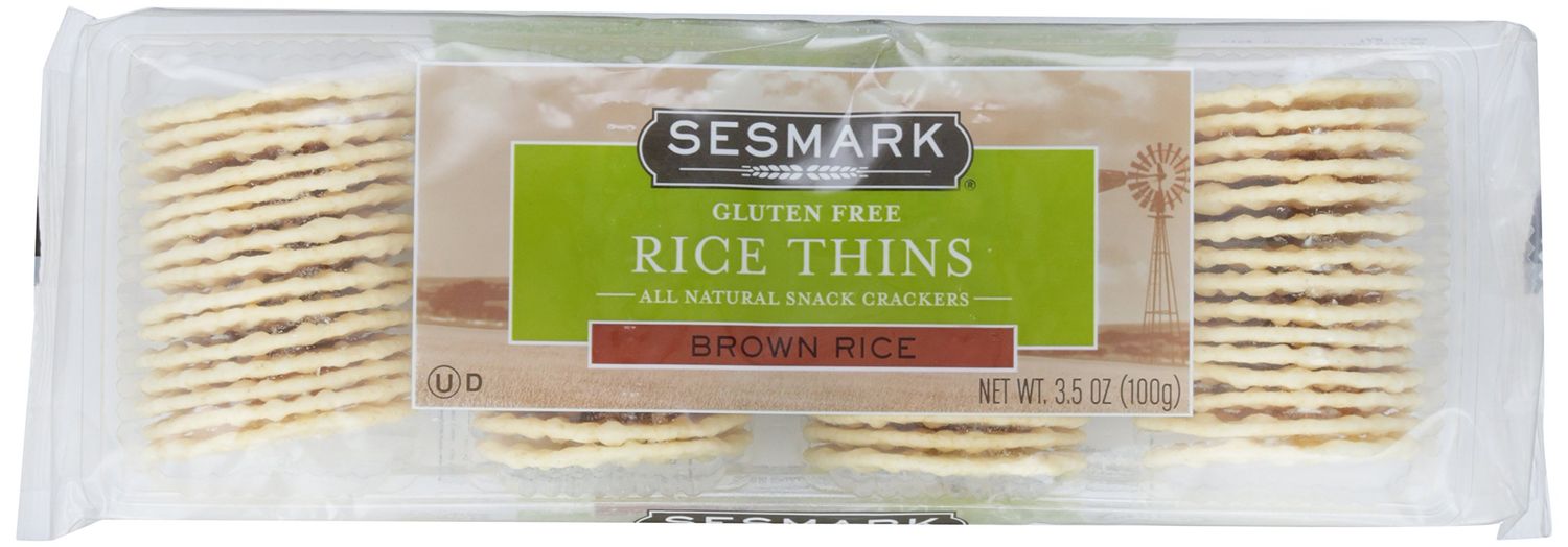Sesmark, Rice Thins, Brown Rice, 3.5 oz