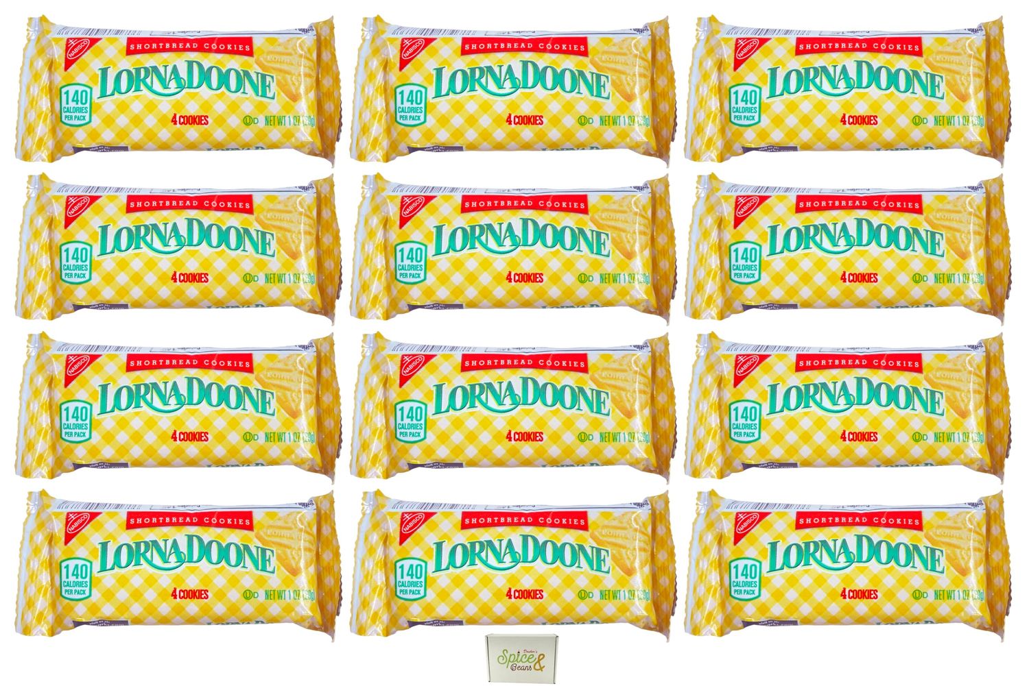 Lorna Doone Shortbread Cookies 1 oz. | Kosher | Snack Pack | Pack of 12