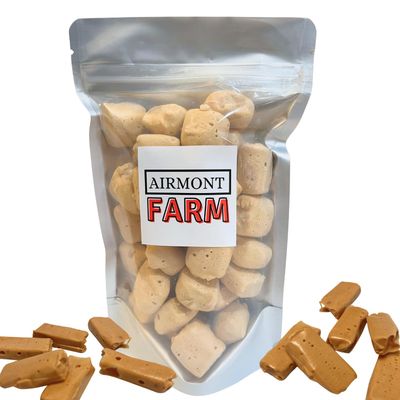 Freeze Dried Candy Bit-O-Honey 4 oz - Cut To Bite Sized Pieces - Ships In Box - Deliciously Crunchy, Intense Flavor, Lightweight Snack